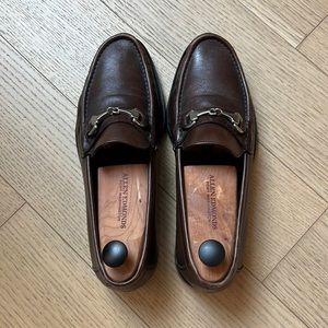 Size 10 Allen Edmonds Verona II brown leather loafers